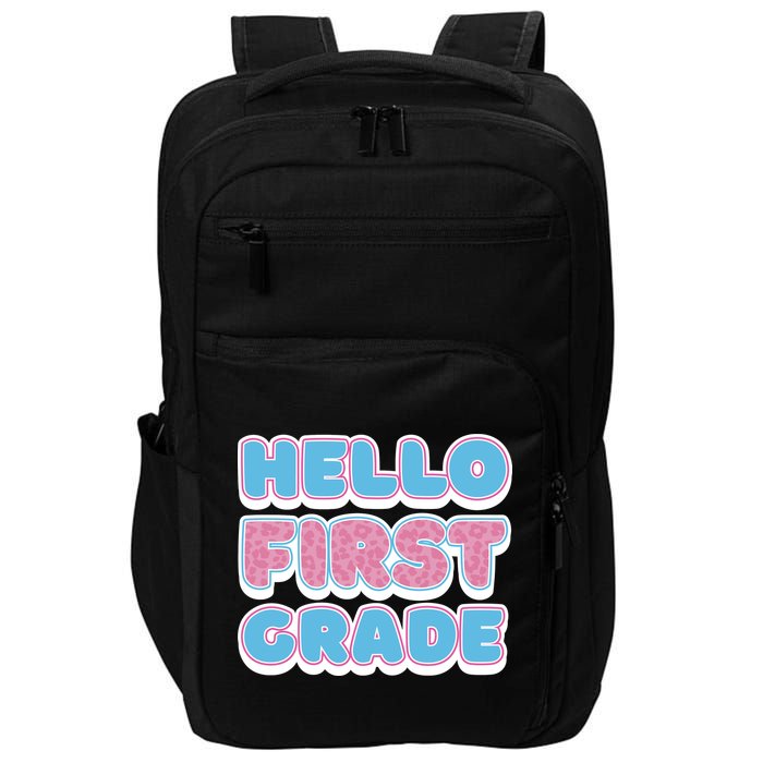 Hello First Grade Back To School Impact Tech Backpack