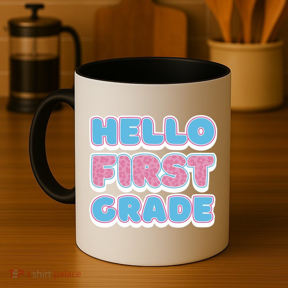 Hello First Grade Back To School Mug