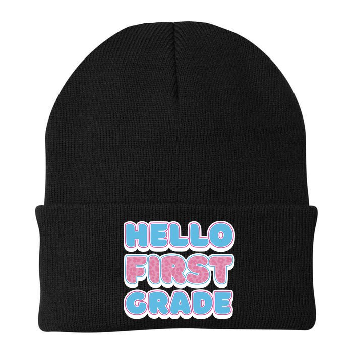 Hello First Grade Back To School Beanie