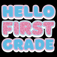 Hello First Grade Back To School 16 in Basic Backpack