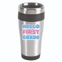 Hello First Grade Back To School 16oz Travel Tumbler