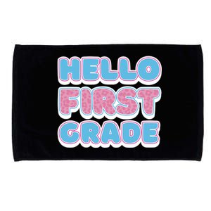 Hello First Grade Back To School Microfiber Hand Towel