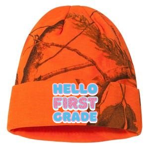 Hello First Grade Back To School Kati Licensed 12" Camo Beanie