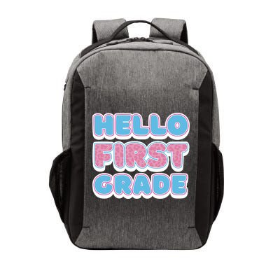 Hello First Grade Back To School Vector Backpack