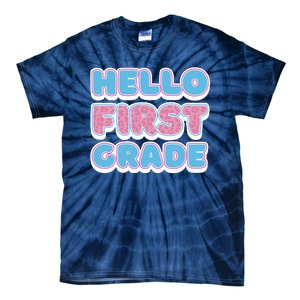 Hello First Grade Back To School Tie-Dye T-Shirt