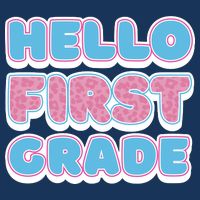 Hello First Grade Back To School Infant Baby Jersey Bodysuit