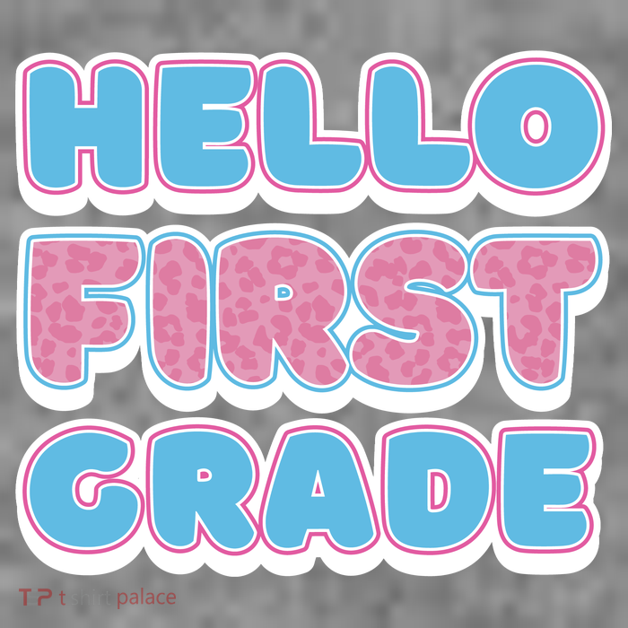 Hello First Grade Back To School Sweatshirt