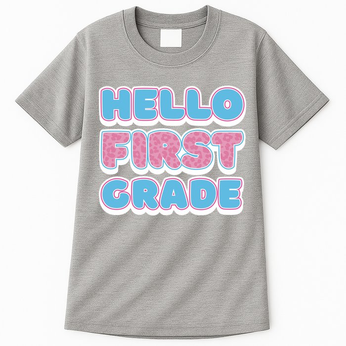 Hello First Grade Back To School Tall T-Shirt