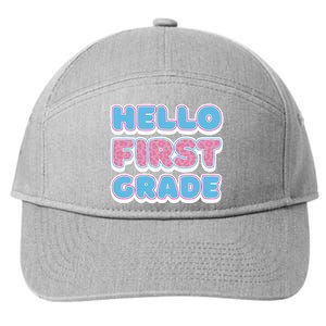 Hello First Grade Back To School 7-Panel Snapback Hat