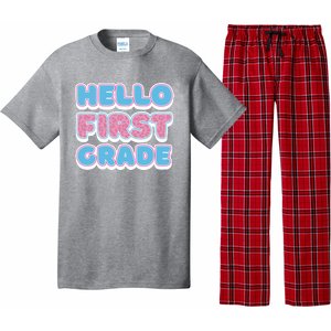 Hello First Grade Back To School Pajama Set