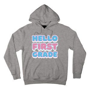 Hello First Grade Back To School Tall Hoodie