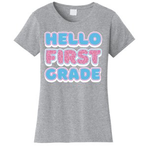 Hello First Grade Back To School Women's T-Shirt