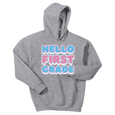 Hello First Grade Back To School Kids Hoodie