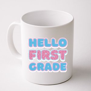 Hello First Grade Back To School Coffee Mug