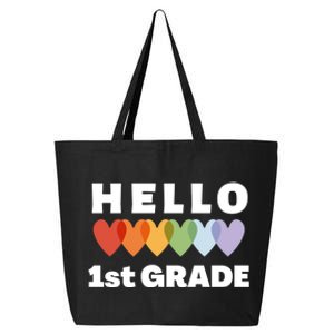 Hello First Grade Cute Gift 25L Jumbo Tote