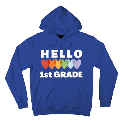 Hello First Grade Cute Gift Hoodie