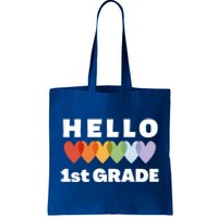 Hello First Grade Cute Gift Tote Bag