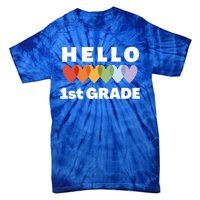 Hello First Grade Cute Gift Tie-Dye T-Shirt