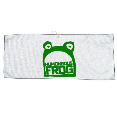 Humongous Frog Green Large Microfiber Waffle Golf Towel