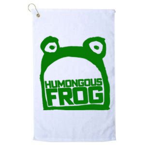 Humongous Frog Green Platinum Collection Golf Towel