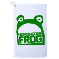 Humongous Frog Green Platinum Collection Golf Towel