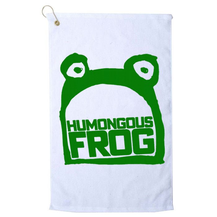 Humongous Frog Green Platinum Collection Golf Towel