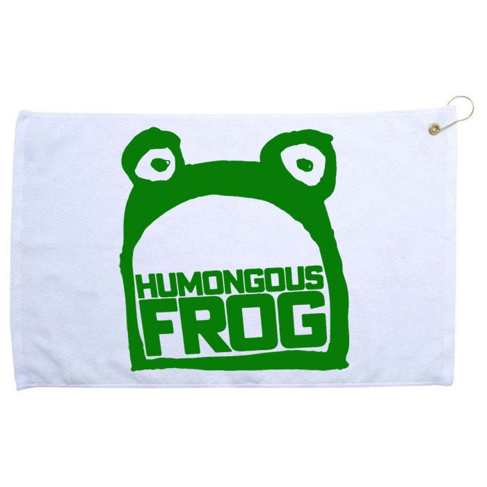 Humongous Frog Green Grommeted Golf Towel