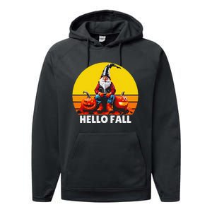 Hello Fall Genome Retro Performance Fleece Hoodie