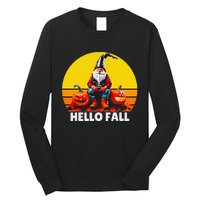 Hello Fall Genome Retro Long Sleeve Shirt