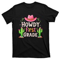 Howdy First Grade Teacher Student Western Back To School T-Shirt