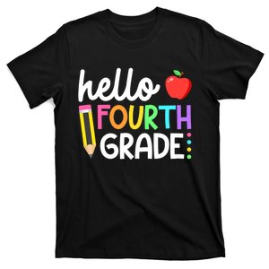 Hello Fourth Grade Team 4th Grade Back To School Teacher T-Shirt