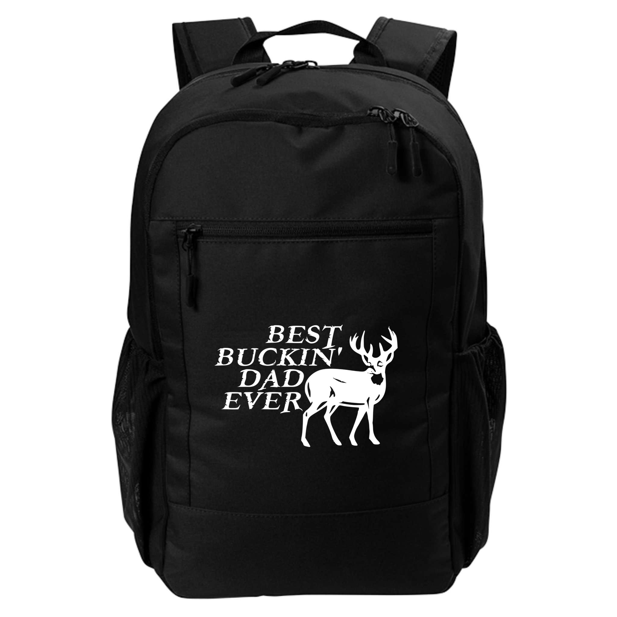 Hunter Funny Gift For Dad Best Buckin Dad Ever Gift Backpack