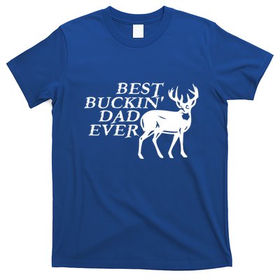 Hunter Funny Gift For Dad Best Buckin Dad Ever Gift T-Shirt