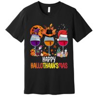 Hallothanksmas Funny Graphic Plus Size Premium T-Shirt