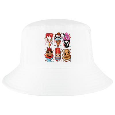 Horror Fan Gift Horror Ice Cream Dripping Ice Cream Cool Comfort Performance Bucket Hat