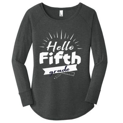 Hello Fifth Grade Women's Perfect Tri Tunic Long Sleeve Shirt