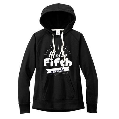 Hello Fifth Grade Women's Fleece Hoodie