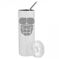 Halloween Funny Gorilla Monkey Belly Chest Costume Stainless Steel Tumbler