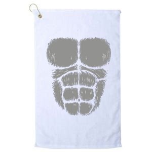 Halloween Funny Gorilla Monkey Belly Chest Costume Platinum Collection Golf Towel