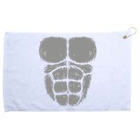 Halloween Funny Gorilla Monkey Belly Chest Costume Grommeted Golf Towel