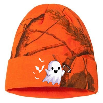 Halloween Football Ghost Playing All Hallows Day Kati Licensed 12" Camo Beanie