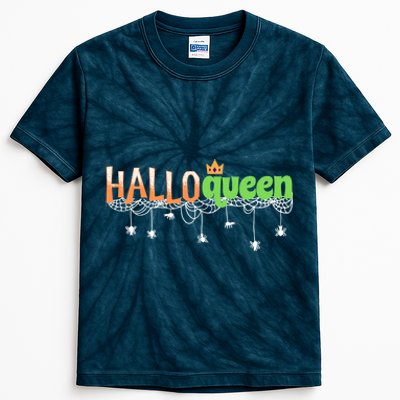 Halloween For Girls Halloween Queen Kids Tie-Dye T-Shirt