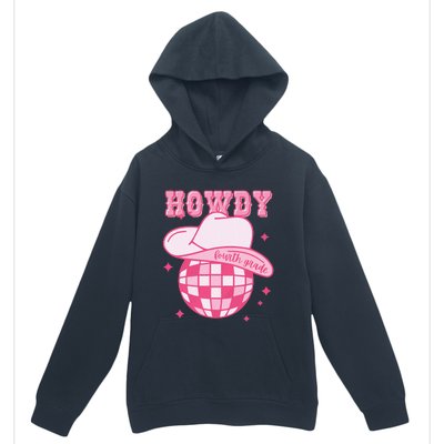 Howdy Fourth Grade Disco Cowboy Back To School Teacher Urban Pullover Hoodie