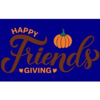 Happy Friends Giving Thanksgiving Quote Friendsgiving Day Gift Bumper Sticker