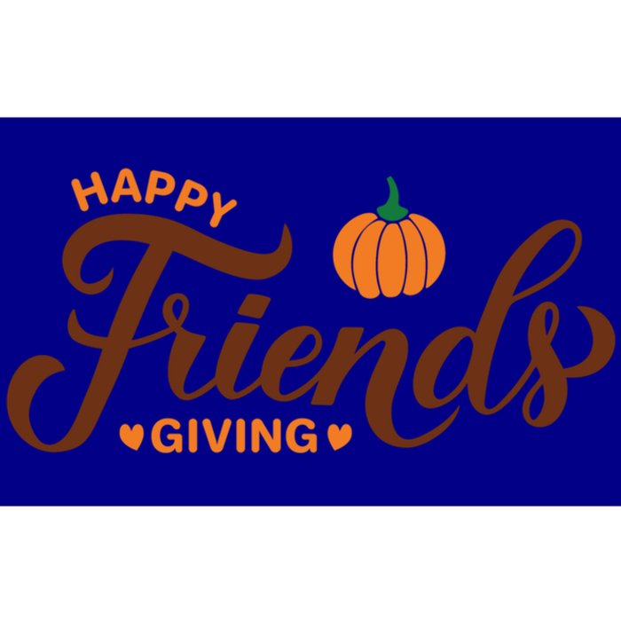 Happy Friends Giving Thanksgiving Quote Friendsgiving Day Gift Bumper Sticker