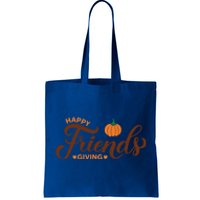 Happy Friends Giving Thanksgiving Quote Friendsgiving Day Gift Tote Bag