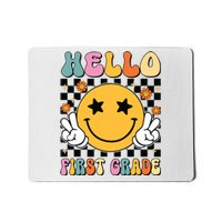 Hello First Grade Team 1st Grade Teacher Girl Back To School Mousepad