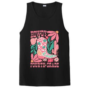 Howdy Fourth Grade Western 4th Grade Teacher Cowboy Cowgirl PosiCharge Competitor Tank