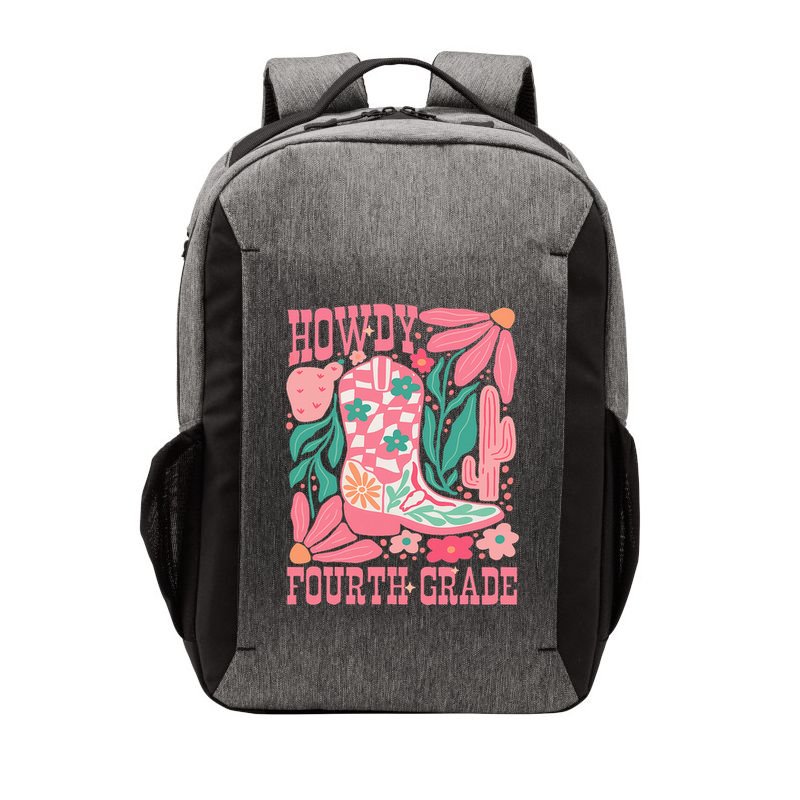Howdy Fourth Grade Western 4th Grade Teacher Cowboy Cowgirl Vector Backpack