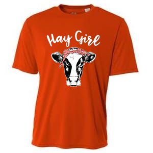 Hay Farmer Gift Cattle Cow Lovers Cooling Performance Crew T-Shirt